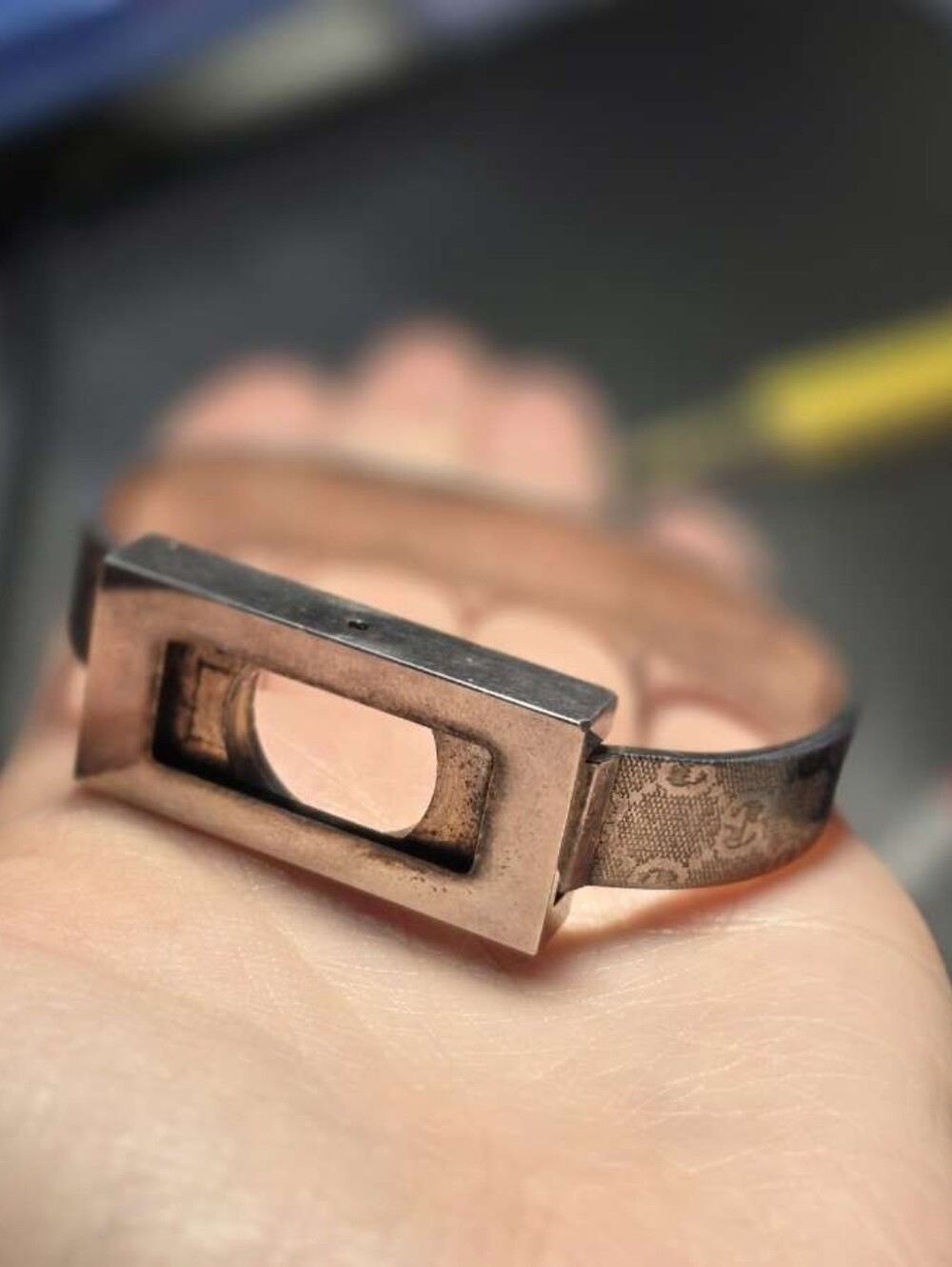 Gucci Silver Watch Band - Vintage